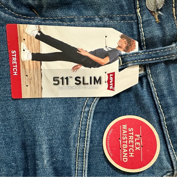 NWT Levi’s Jeans 511 Slim, Men’s 28x30 - Picture 8 of 11